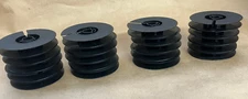SUPER 8 PLASTIC EMPTY VINTAGE REELS 20 - 50 FOOT 3" SIZE - MADE IN USA