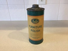 Fuller Brush Co. Furniture Polish Vintage Tin, Hartford, Conn. Copyright 1931