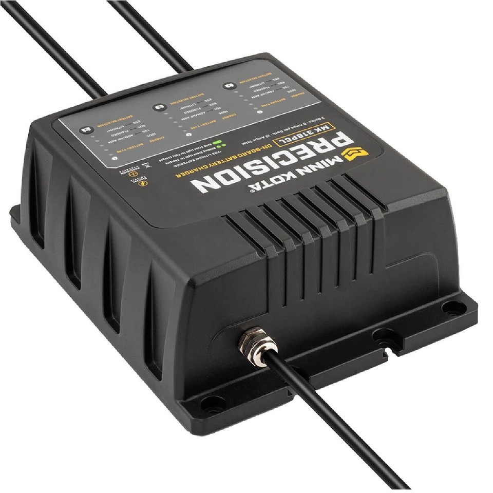 Minn Kota OnBoard Precision Charger MK318 PCL 3 Bank x 6 AMP LI