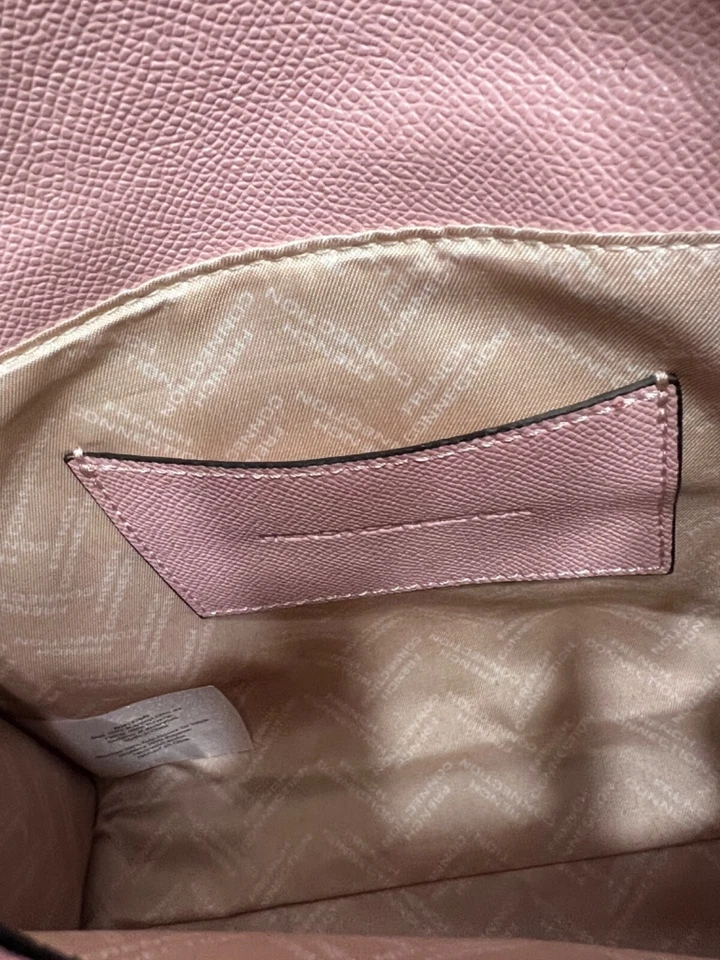 Bolsa tiracolo e de ombro feminina French Connection ímã de seixo rosa NOVA - Imagem 2 de 4