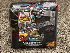MARVEL COMICS SUPER SOFT TWIN SHEET SET BRAND NEW Kids