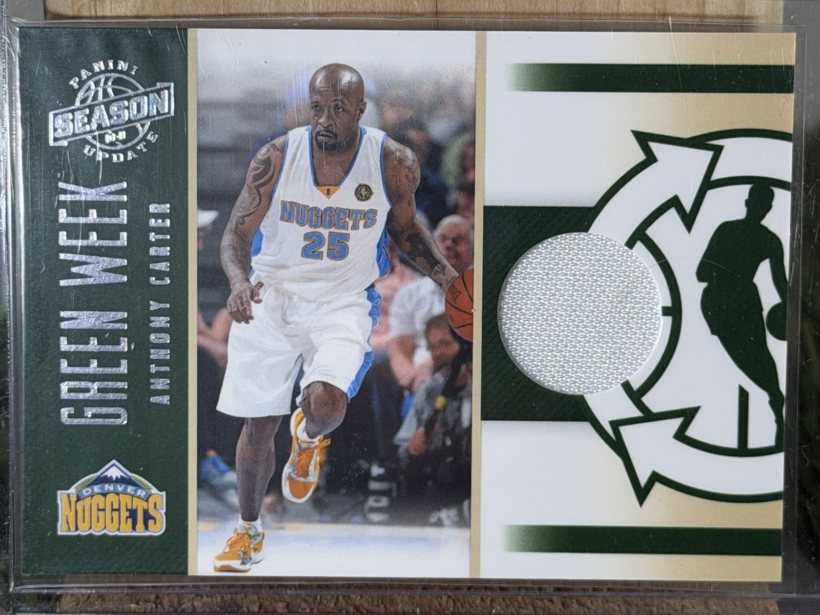 2010-11 Panini Season Update - Anthony Carter #2 Denver Nuggets - Patch /799