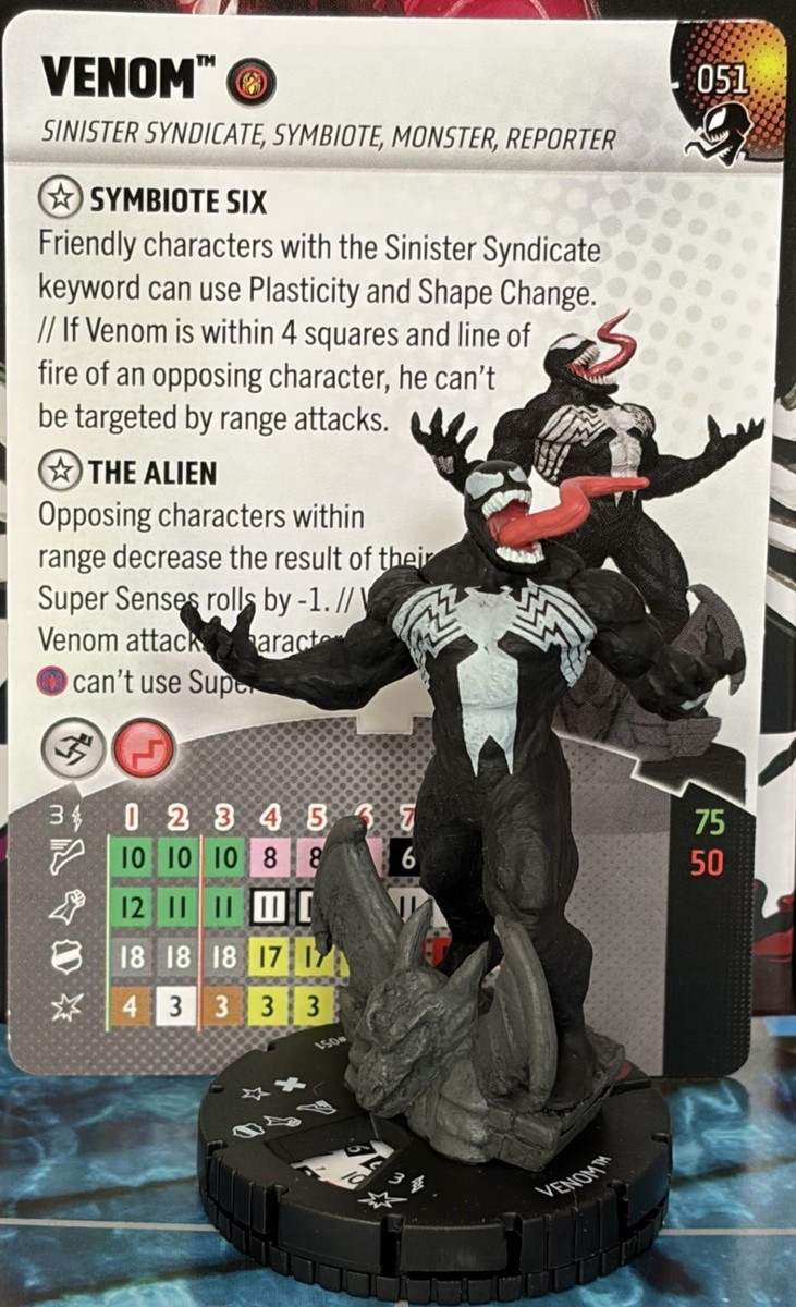 Marvel HeroClix CHASE 051 Venom Venom | eBay