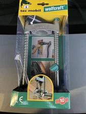 Wolfcraft Adjustable Angle Drill Holder Guide Stand Positioning Bracket Tool Kit