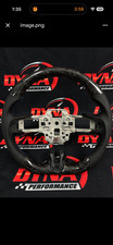 Custom forged carbon fiber steering wheel, 2018-2022 mustang