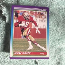 Score 1990 Keena Turner San Francisco 49ers #539 Football Base Set Card