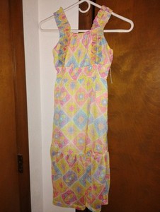 Girl's Falls Creek Woven Midi Dress Size Medium (7/8) * Brand New With Tag!