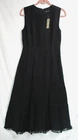 -NWT J.CREW Tailored Pleats Maxi Dress Black Lining Size 8