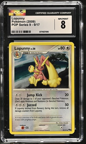 Lopunny graded CGC 8 for sale on eBay