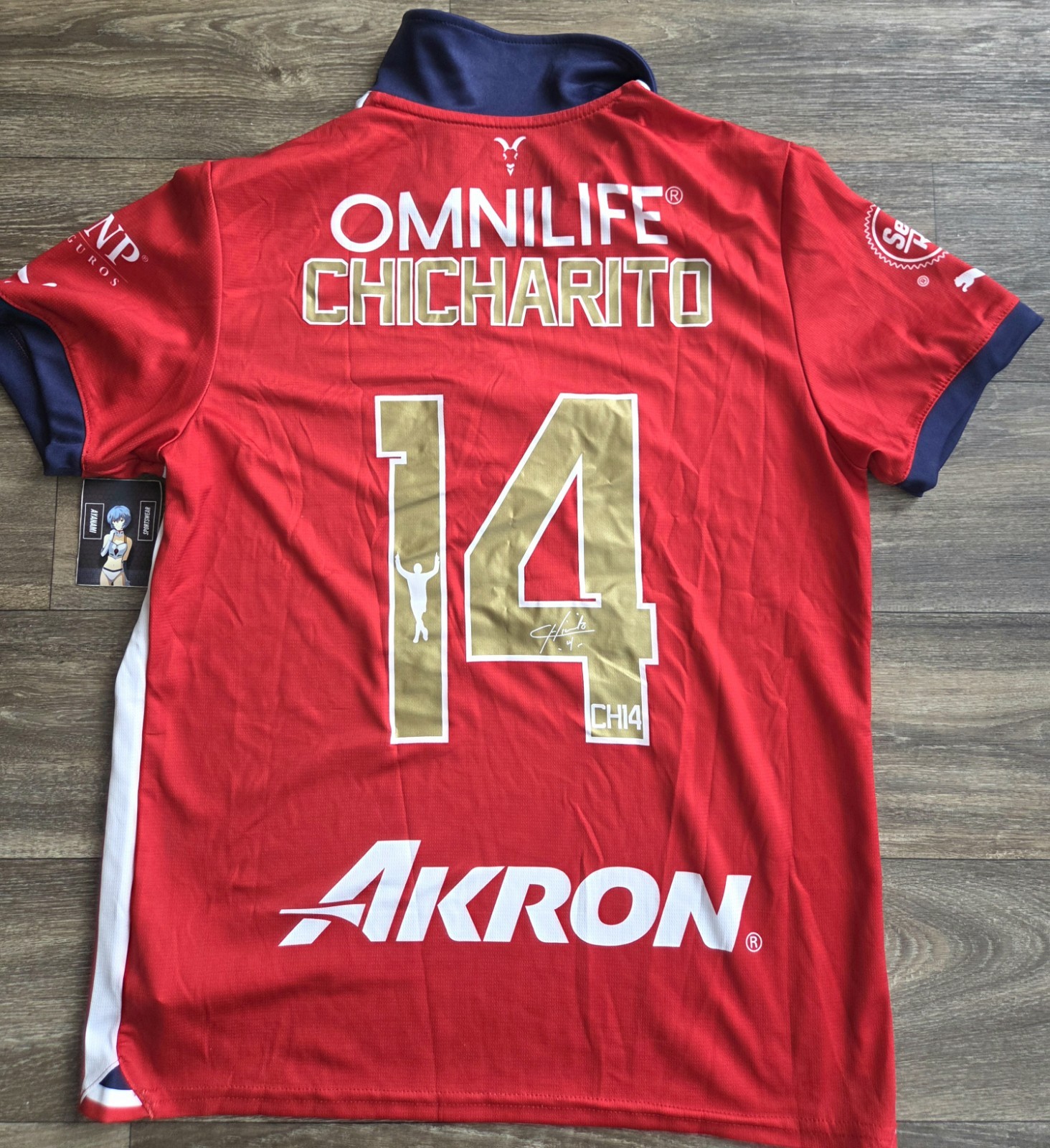 Puma Chivas Guadalajara 23/24 Home Chicharito Futbol Soccer Jersey Size Large