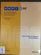 MMPI-2-RF User's Guide for Reports, Second edition