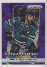 2013-14 Panini Prizm Purple Cracked Ice Nicholas Petrecki Nick #280 0c2
