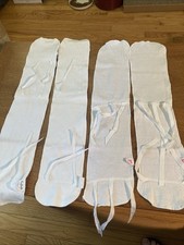Set Of 4 Vintage 1970s Infant Belly Bands Naval Bindings Two Newborn Two Infant
