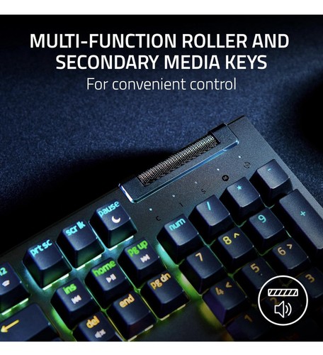 Clavier de jeu mécanique Razer BlackWidow v4 X Clicky Green Switches NEUF SCELLÉ - Photo 4/8