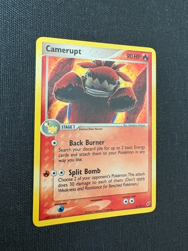Pokemon TCG - Camerupt 4/107 Deoxys Holo - LP - Foto 2 di 10