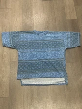 Vintage Quicksilver Surf Skate All Over Print AOP Single Stitch TShirt Large