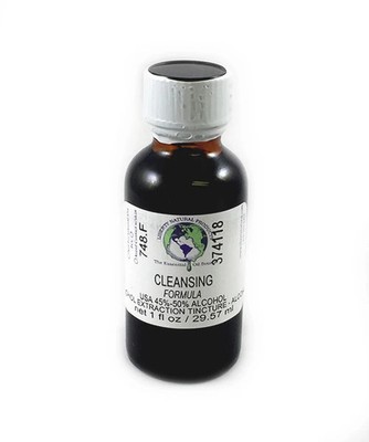 Cleansing Formula Tincture 1 oz - Cascara Sagrada Burdock Dandelion & More