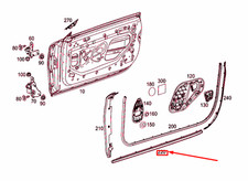 DICHTUNG TÜR UNTEN VORNE LINKS FÜR MERCEDES-BENZ S COUPE C217 A2177200154 DICHTUNG TÜR UNTEN VORNE LINKS FÜR MERCEDES-BENZ S COUPE C217 A2177200154