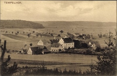 Ak Tempelhof Kreßberg in Württemberg, Ort mit Umgebung - 3211673