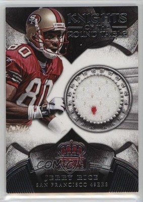 2014 Panini Crown Royale Knights of the Round Table /249 Jerry Rice HOF 1m5u