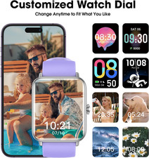 Smart Watch, Fitness Tracker with Heart Rate Monitor, Blood Oxygen, Sleep Tra...