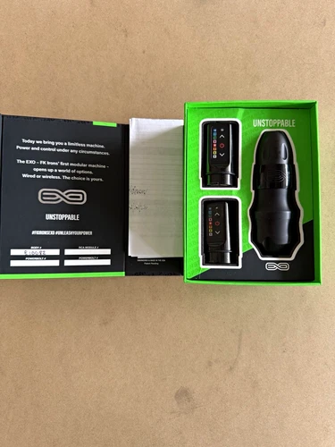FK Irons EXO Rotary Tattoo Kit Wireless Modular w/ PowerBolt Battery - product listing photo