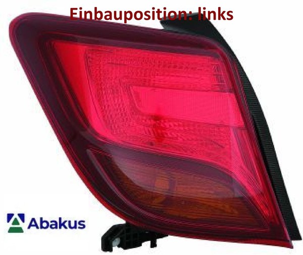 Abakus 212-192ML-UE Heckleuchte Links RüCklicht Hecklicht RüCkleuchte-image