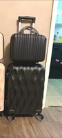 2pcs Luggage Suitcase Set with Wheels and TSA Lock Hard Shell 4 Wheels Travel UK