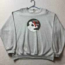 Vintage Y2K California Veteran of War Graphic Pullover Sweatshirt Gray Size XL