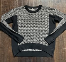 NWOT Lululemon Yogi Crew Merino Wool Herringbone Sweater Oversized Sz4 118