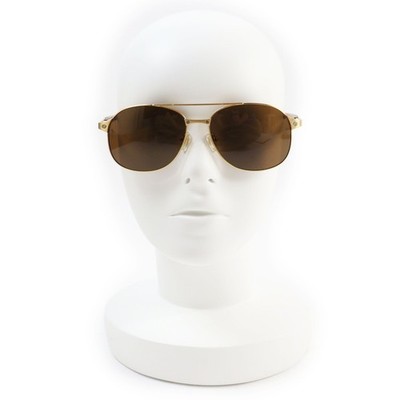 Cartier Teardrop Two-Bridge Santos Sunglasses with Wood  display picture 2