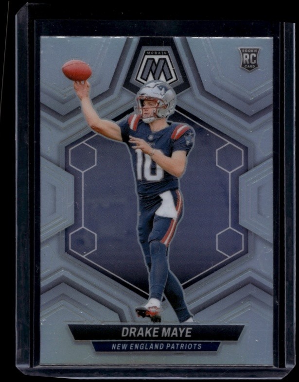 2024 Panini Mosaic Football Drake Maye #303 RC Rookie RC Silver
