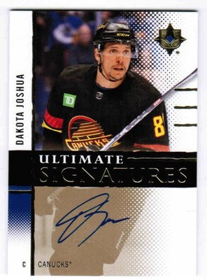 24/25 2024 UPPER DECK ULTIMATE COLLECTION DAKOTA JOSHUA US-DJ SIGNATURES AUTO
