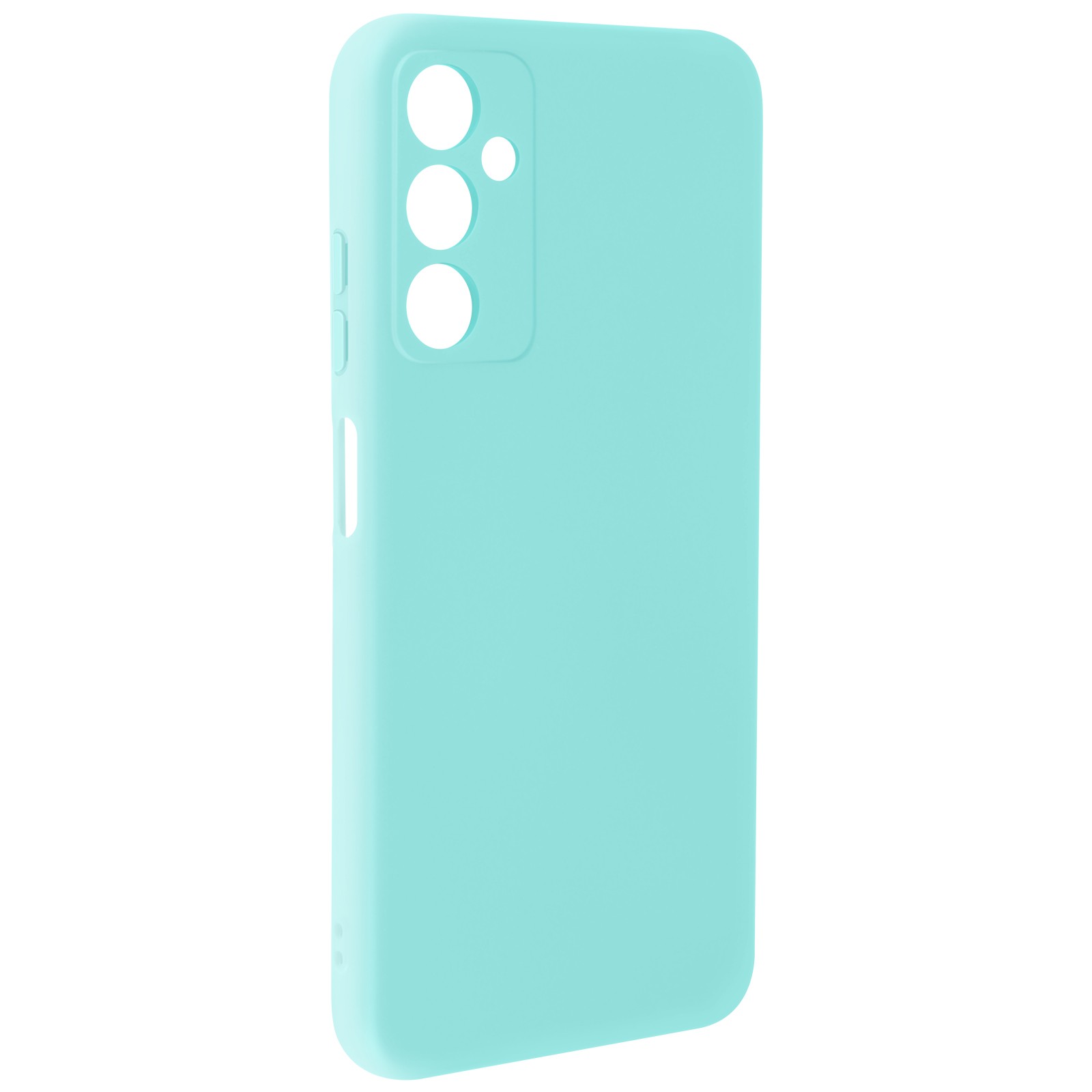 Housse silicone Galaxy A05s Avizar turquoise semi-rigide pour smartphone