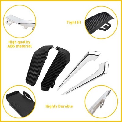 Front Bumper Fog Light Lamp Cover Set Trim for 2016 17 18 Chevrolet Malibu USA