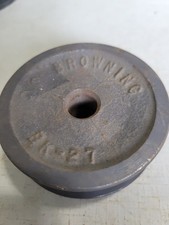 Browning BK27 One Groove V-Belt Pulley 1/2 inch bore, set screw, NOS Free Ship