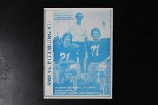 SMS vs Pittsburg St Football Program Sept 1977 Bear Captains College Sports