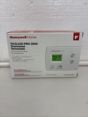 NEW Honeywell TH3110D1008 Pro 3000 Non-Programmable Digital Thermostat
