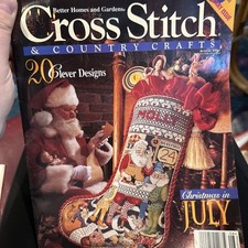 BETTER HOMES AND GARDENS Cross Stitch Country Crafts Magazine July/August 1994