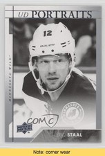 2017-18 Upper Deck Portraits Eric Staal #P-23 READ 0c4