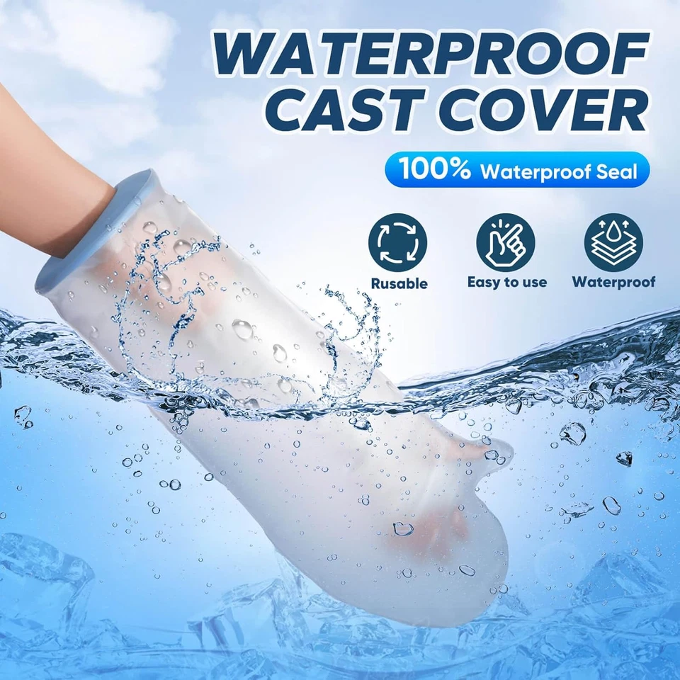 Waterproof Kids Cast Cover for Shower Arm, Reusable Arm Cast Protector for Kids, - Image 3 of 4