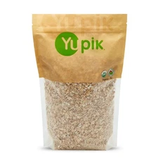 Yupik Organic Barley Flakes 2.2 lb Non-GMO Vegan Kosher High Fiber