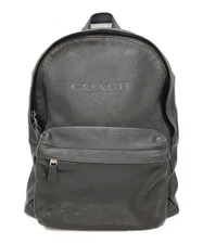 COACH                    Charles Leather Backpack black F72120