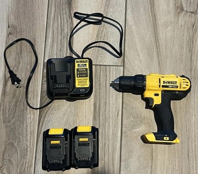 DeWalt DCD771 20V Max Cordless Drill with 2 Batteries and Charger