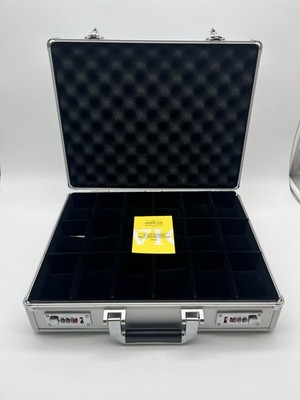 Invicta 18 Slot Silver Aluminum Watch Case Briefcase IPM567-SIL
