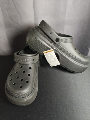 Crocs Stomp Clog Black Men's Size 12 New Without Box
