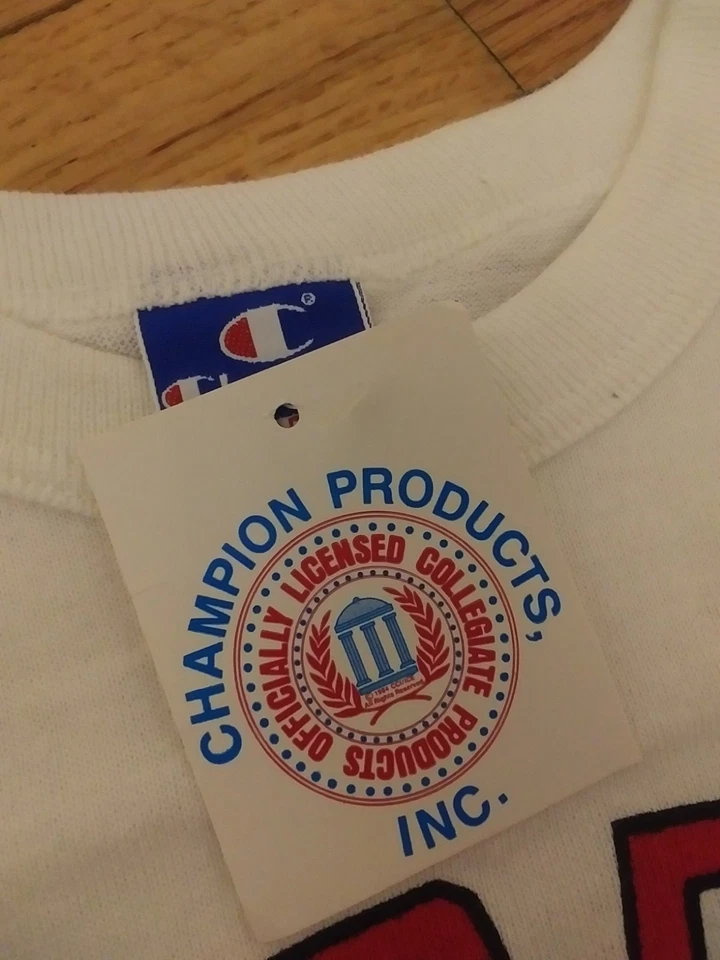 Boston Terriers NCAA Vintage 1980s Champion Blue Tag School Of Law Shirt NWT XL - Image 3 of 4