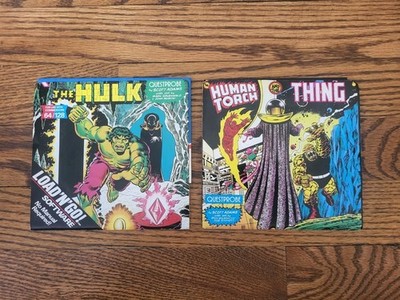 Questprobe: The Hulk C64 & Plus/4   1984  Commodore Brand   & FANTASTIC FOUR 