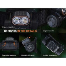 Fenix Rechargeable Headlamp 1200 Lumen Black