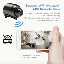 Mini Wireless Camera Wifi IP Home 1080P HD Night Vision Cam Support up to 128G